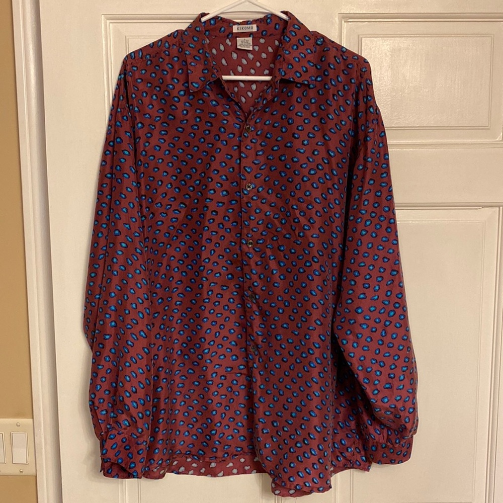 Kikomo silk dress shirt